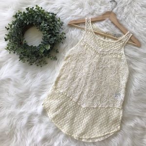 LAST CHANCE! {American Eagle} Cream Lace Tank Top